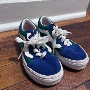 Vans Kids Sneakers in Blue and Green